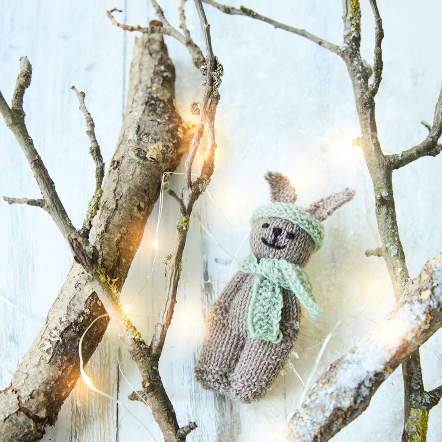 Beispielinhalt (Bild) Strick-Lieblinge Adventskalender. Adventskalenderbuch