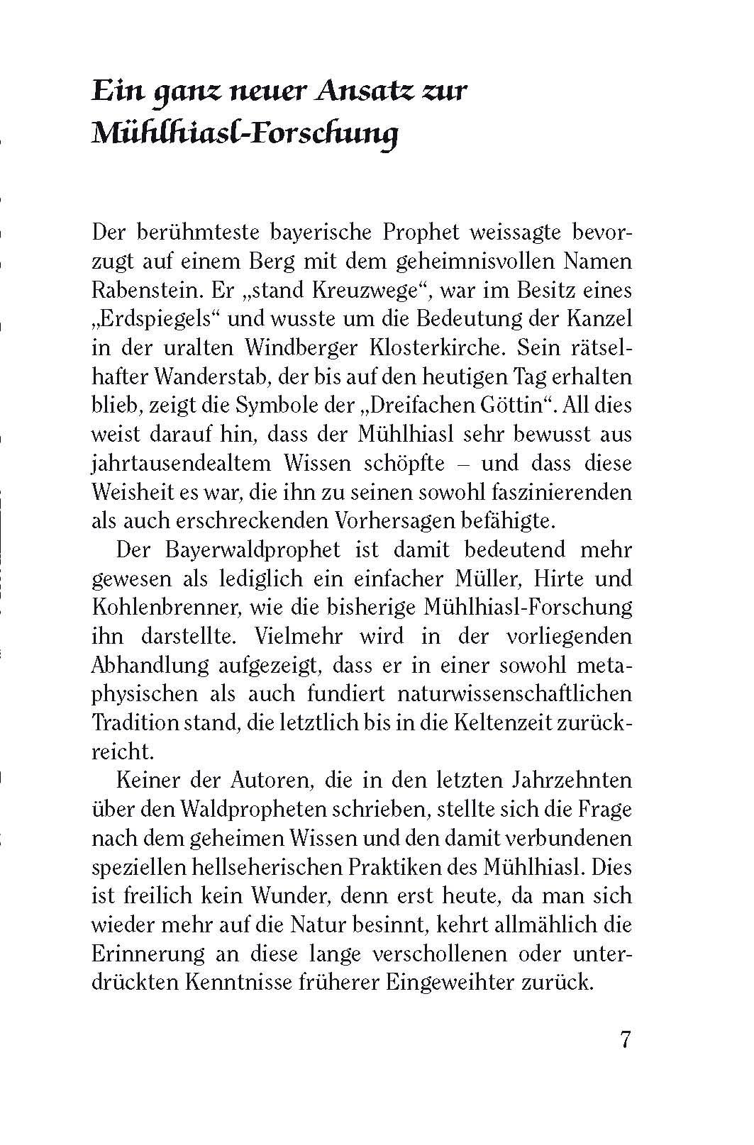 Beispielinhalt (Bild) Der Mühlhiasl