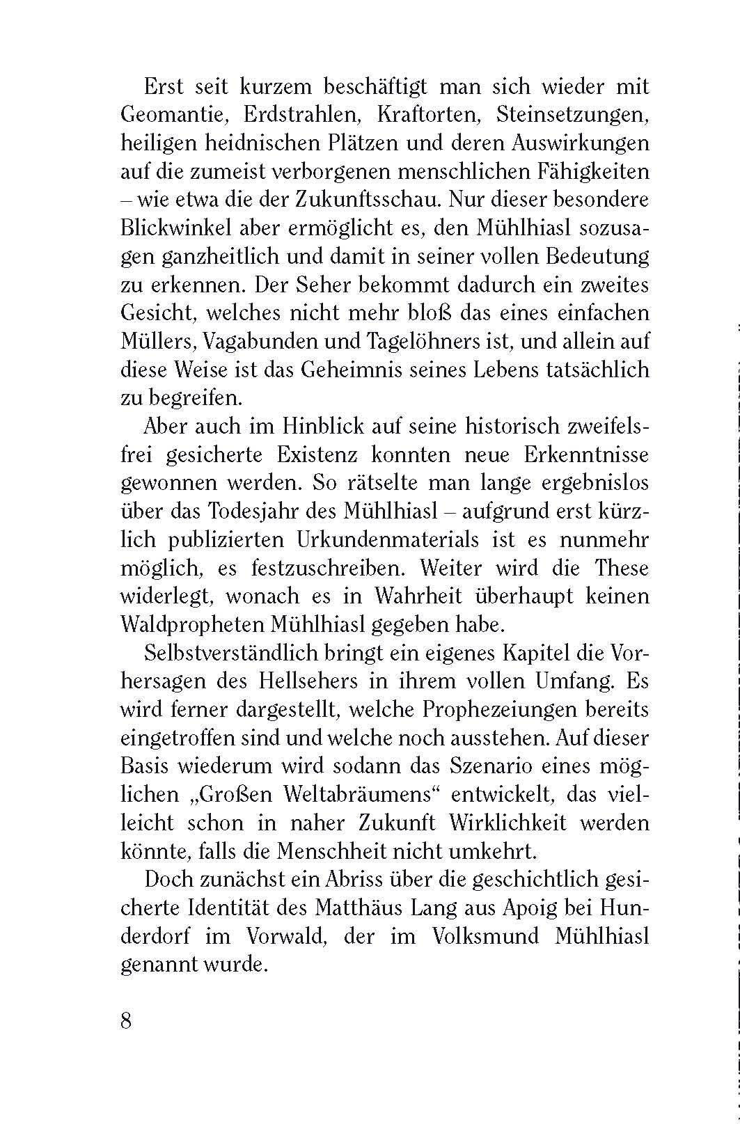 Beispielinhalt (Bild) Der Mühlhiasl