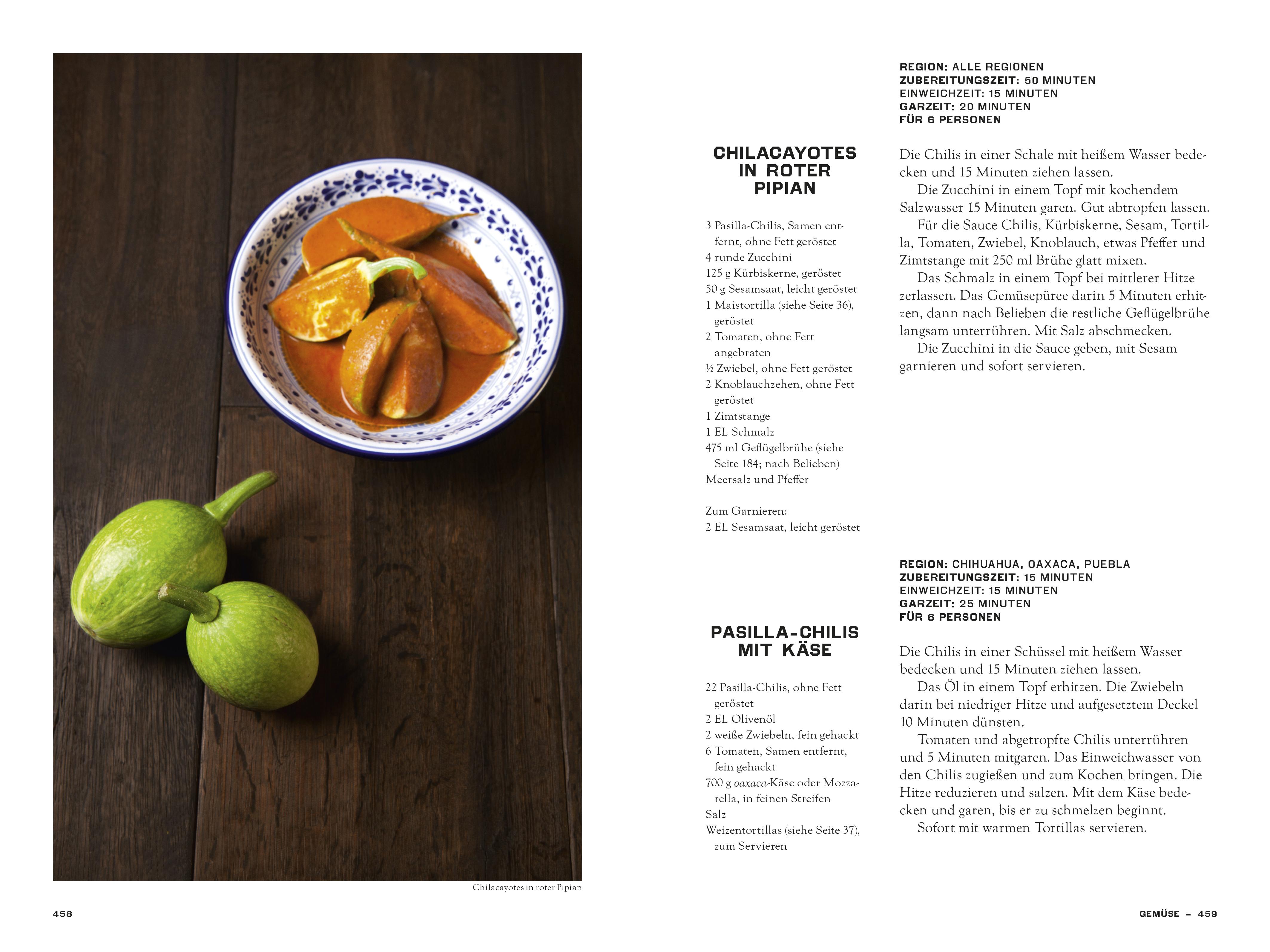 Beispielinhalt (Bild) Mexiko - Das Kochbuch