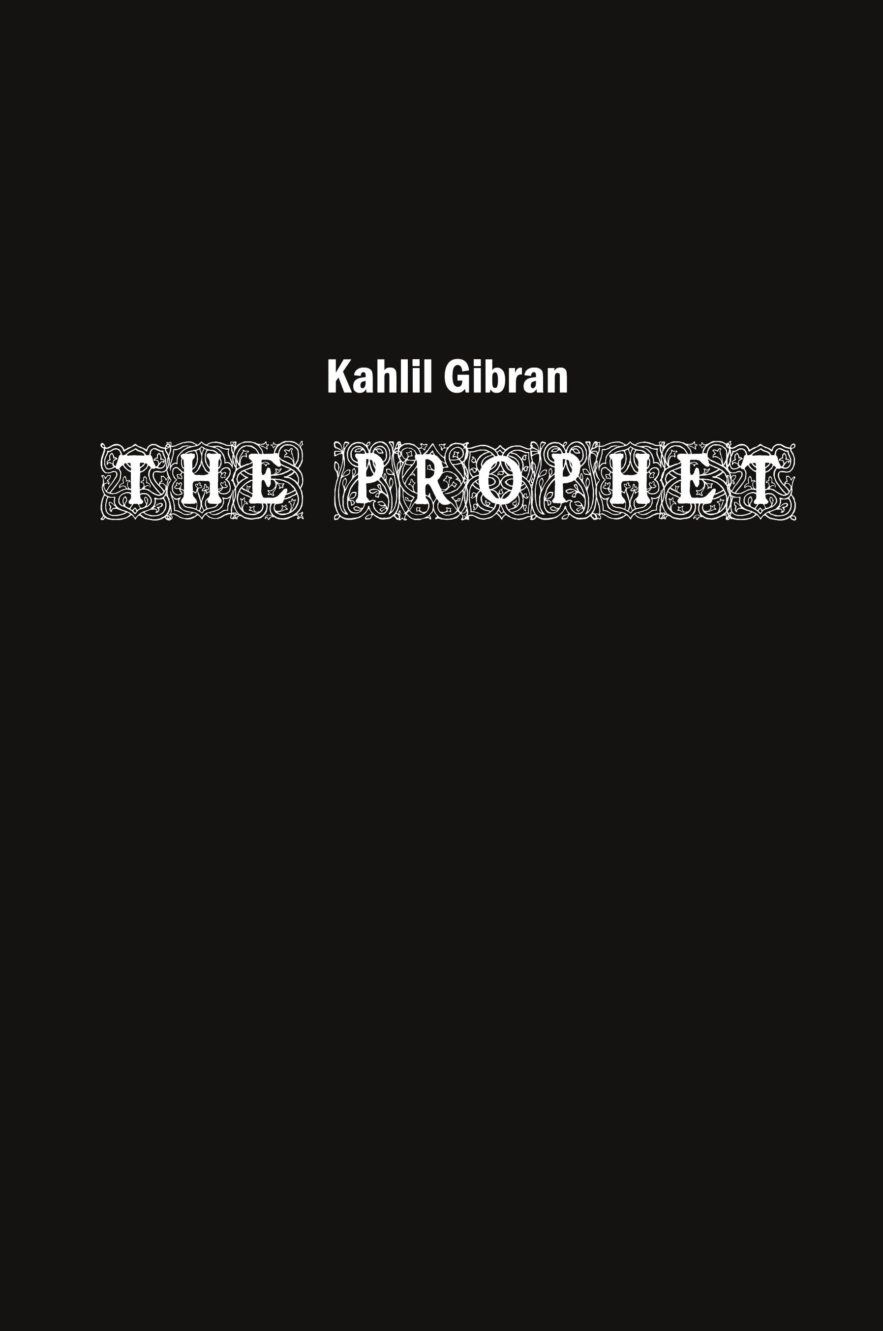 Vorderes Coverbild The Prophet