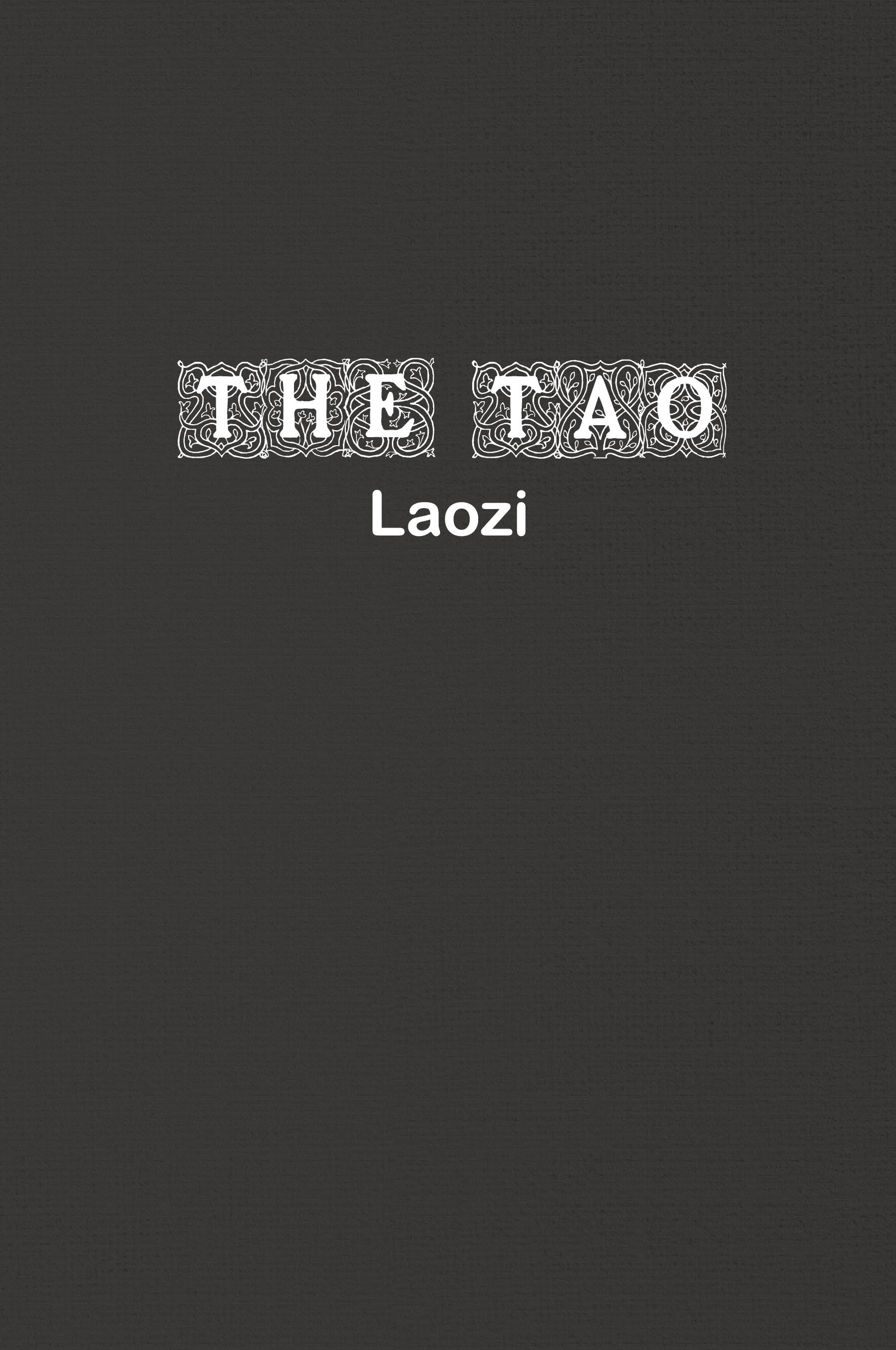 Vorderes Coverbild The Tao