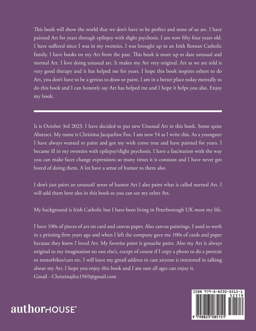 Rückseitencover ORIGINAL UNUSUAL ART WITH SENSE OF HUMOUR