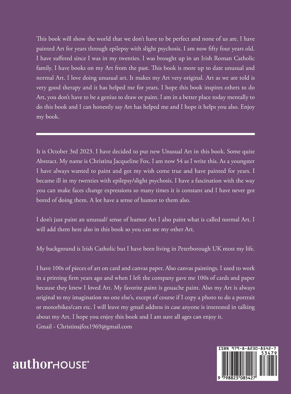 Rückseitencover ORIGINAL UNUSUAL ART WITH SENSE OF HUMOUR