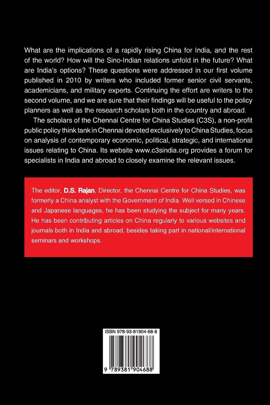 Rückseitencover Indian Perspective on China, Volume 2