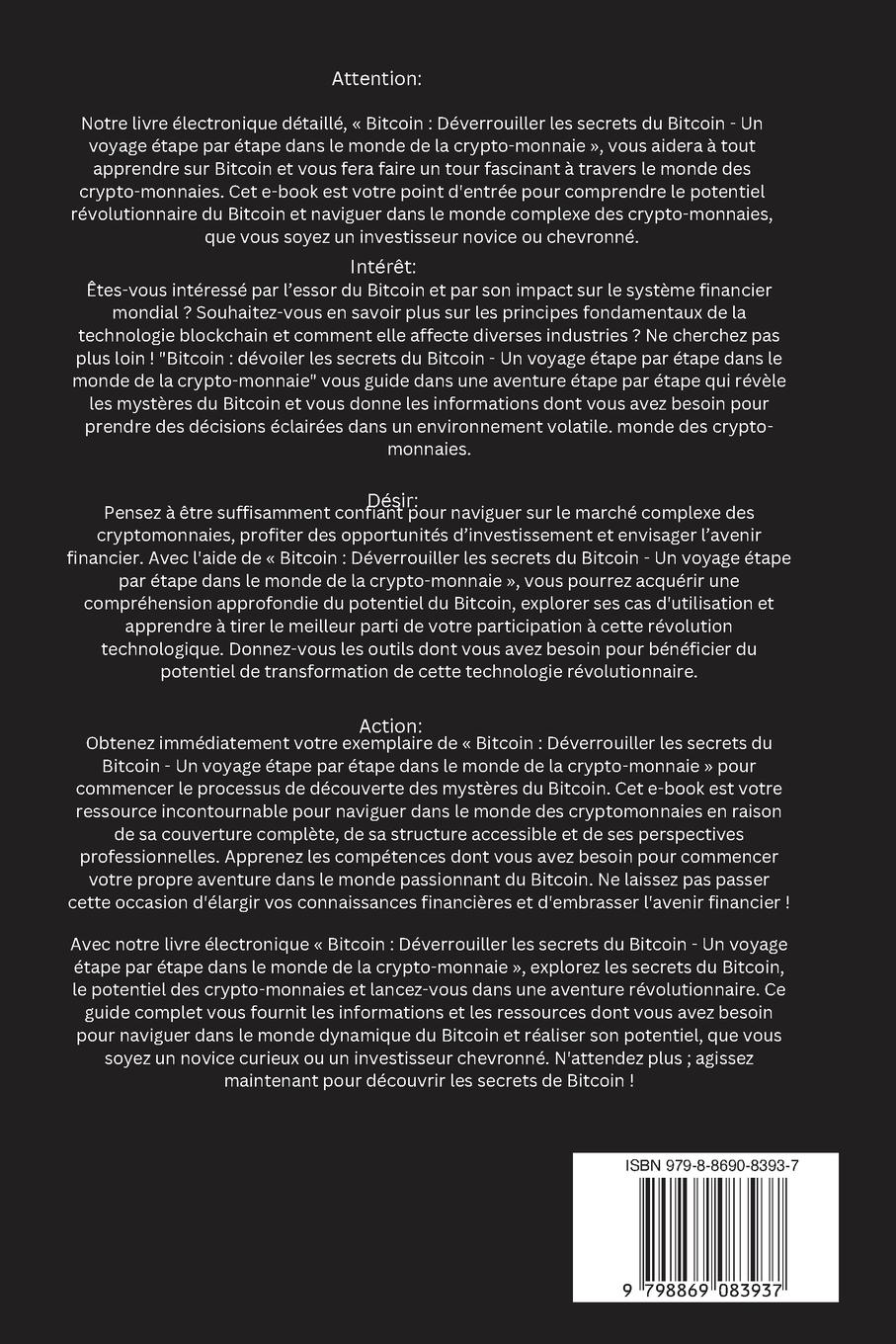 Rückseitencover Bitcoin