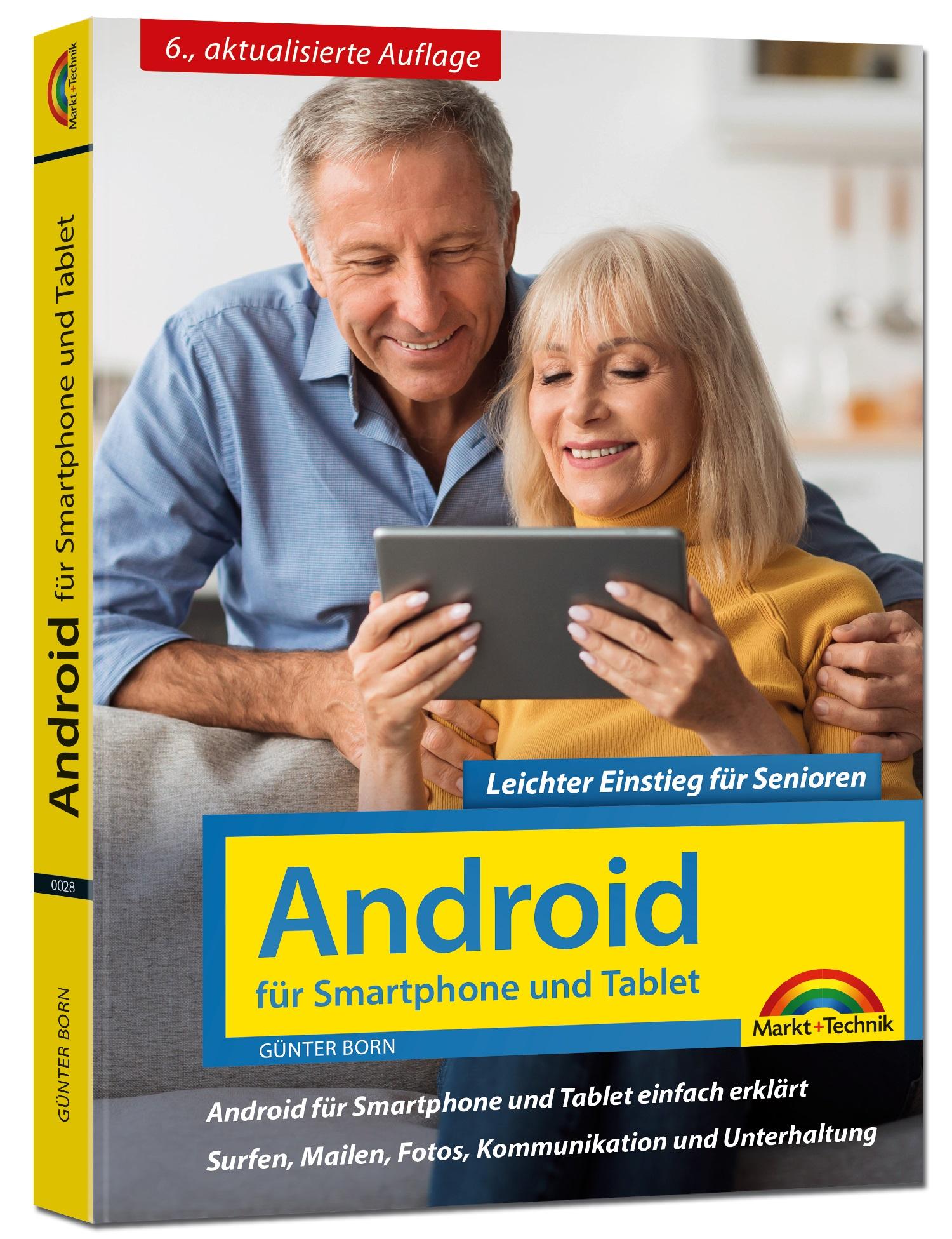 Vorderes Coverbild Android für Smartphone & Tablet - Leichter Einstieg für Senioren