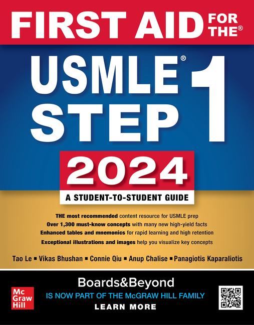 Vorderes Coverbild First Aid for the USMLE Step 1 2024