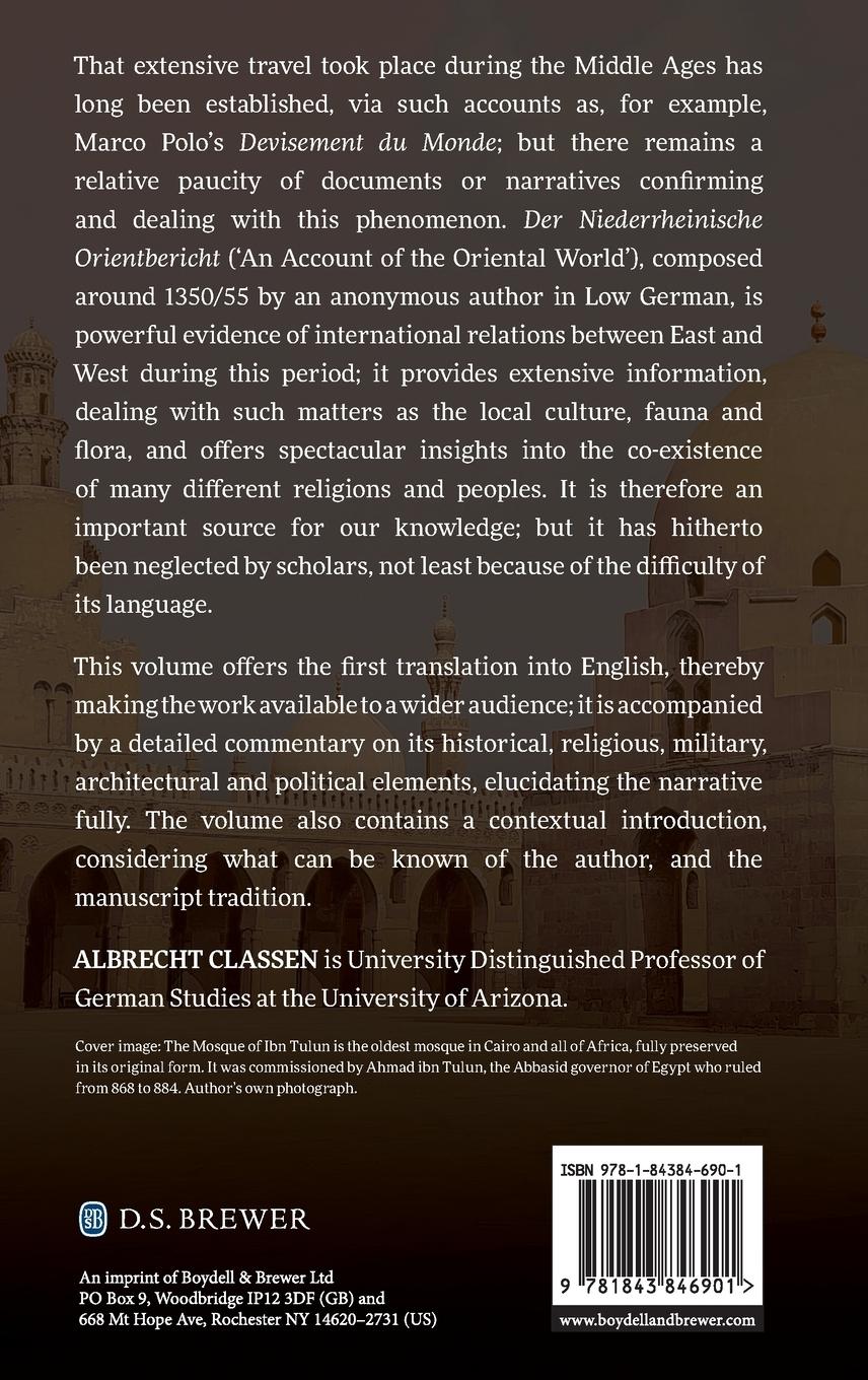 Rückseitencover Der Niederrheinische Orientbericht, c.1350