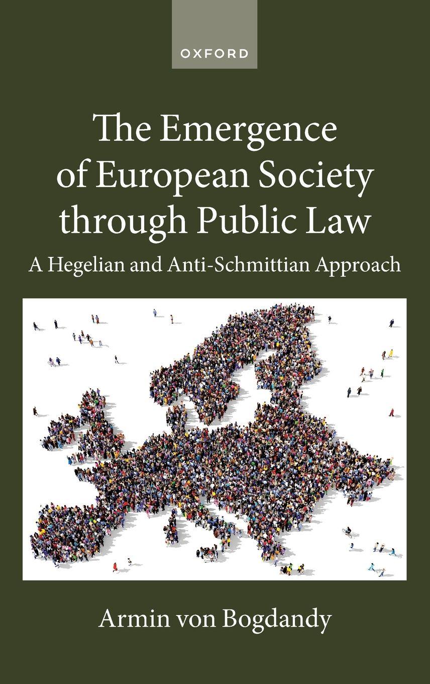 Vorderes Coverbild Emergence of European Society Through Public Law