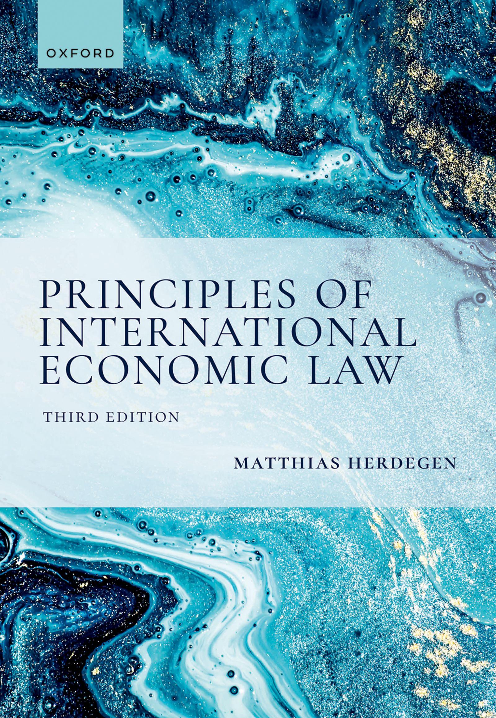 Vorderes Coverbild Principles of International Economic Law