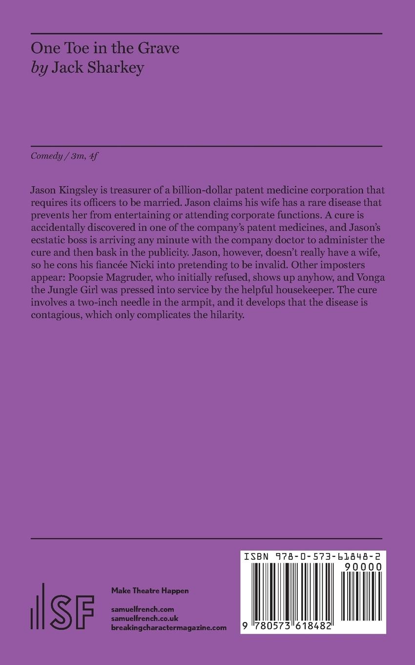 Rückseitencover One Toe in the Grave