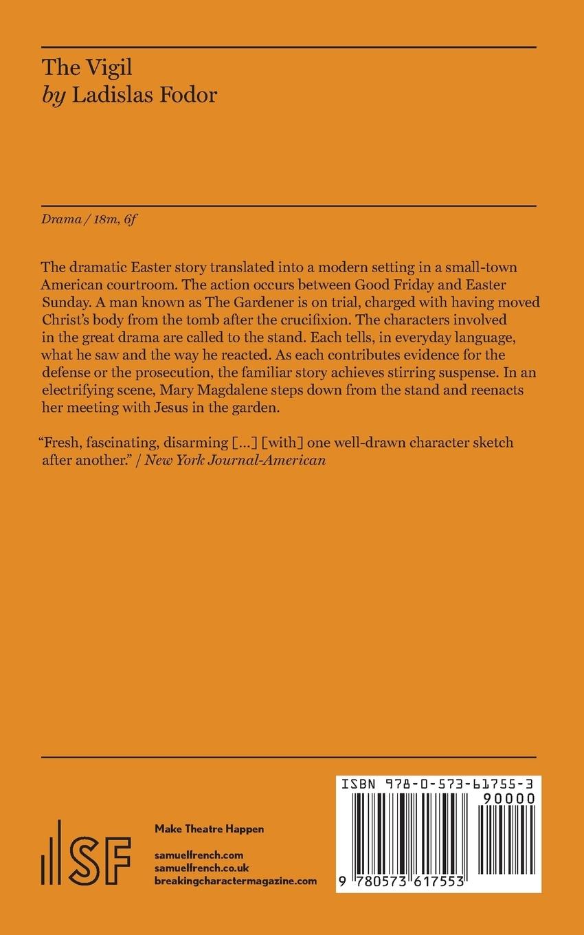 Rückseitencover The Vigil