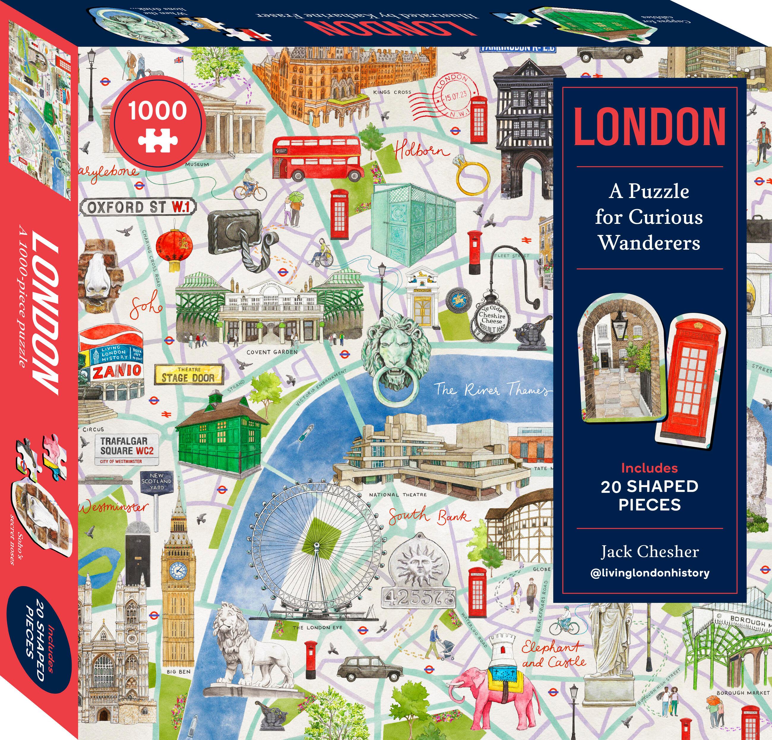 Vorderes Coverbild London: A Puzzle for Curious Wanderers