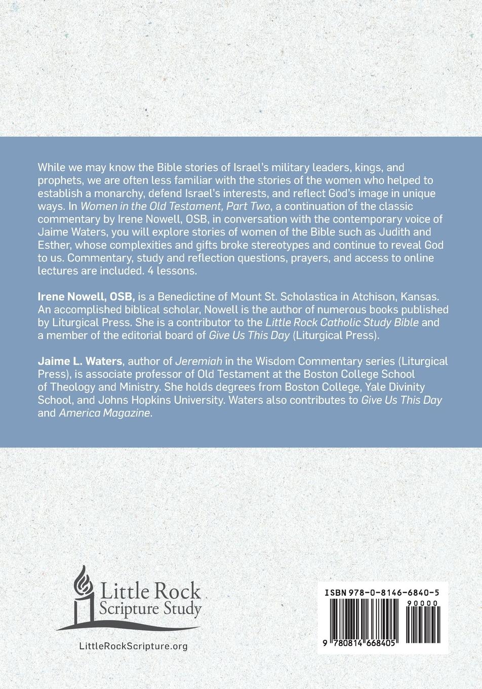 Rückseitencover Women in the Old Testament, Part Two