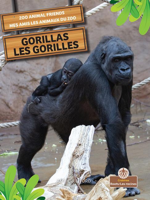 Vorderes Coverbild Les Gorilles (Gorillas) Bilingual Eng/Fre