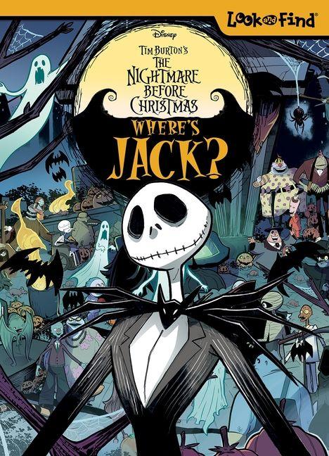 Vorderes Coverbild Disney Tim Burton's the Nightmare Before Christmas Look and Find