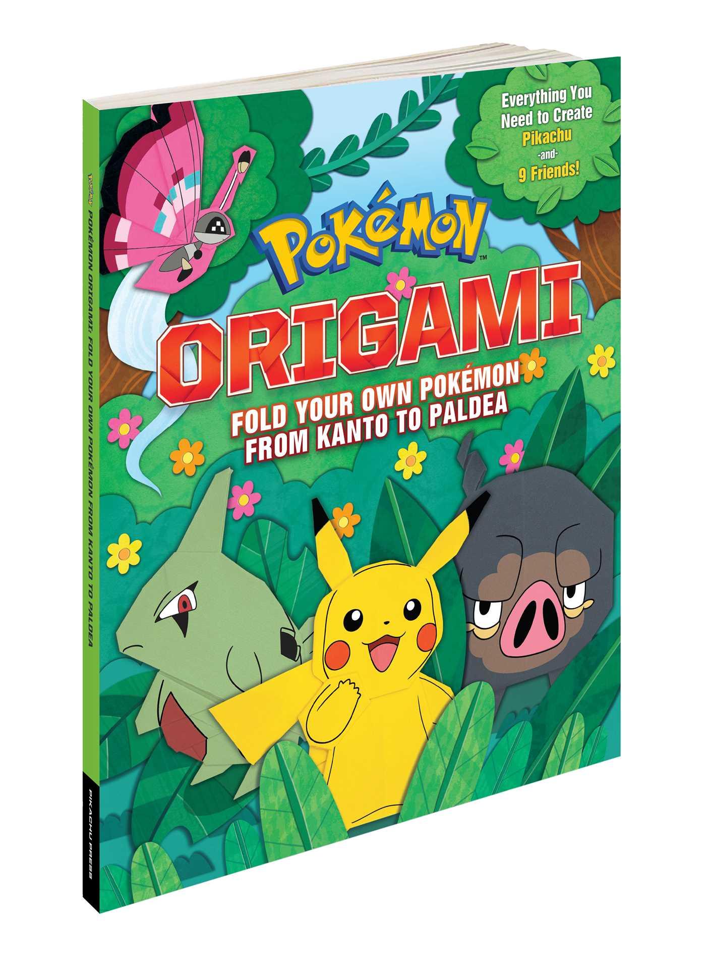 Vorderes Coverbild Pokémon Origami: Fold Your Own Pokémon from Kanto to Paldea