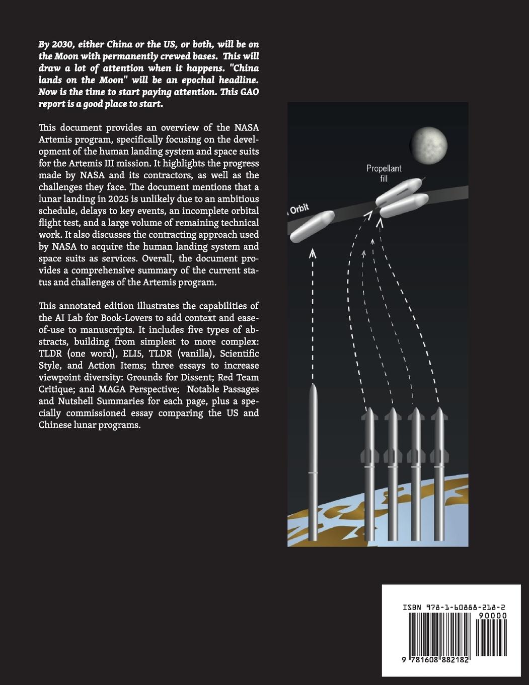 Rückseitencover Crewed Moon Landing Faces Multiple Challenges