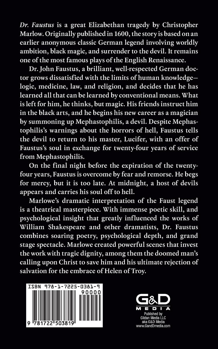 Rückseitencover Dr. Faustus