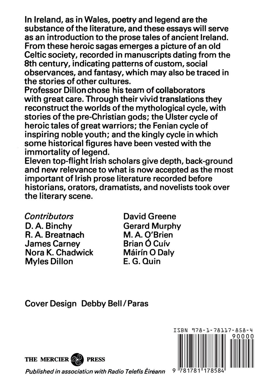 Rückseitencover Irish Sagas