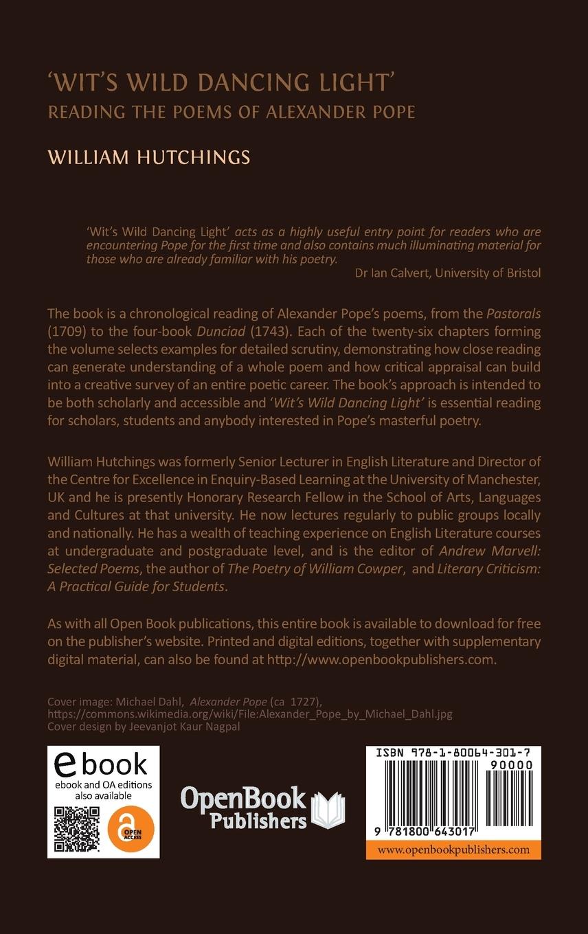 Rückseitencover 'Wit's Wild Dancing Light'