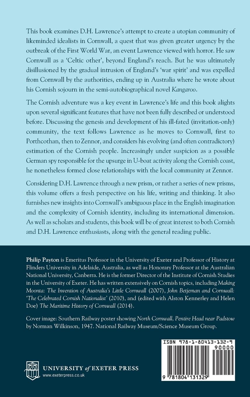 Rückseitencover D.H. Lawrence and Cornwall