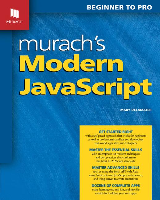 Vorderes Coverbild Murach's Modern JavaScript