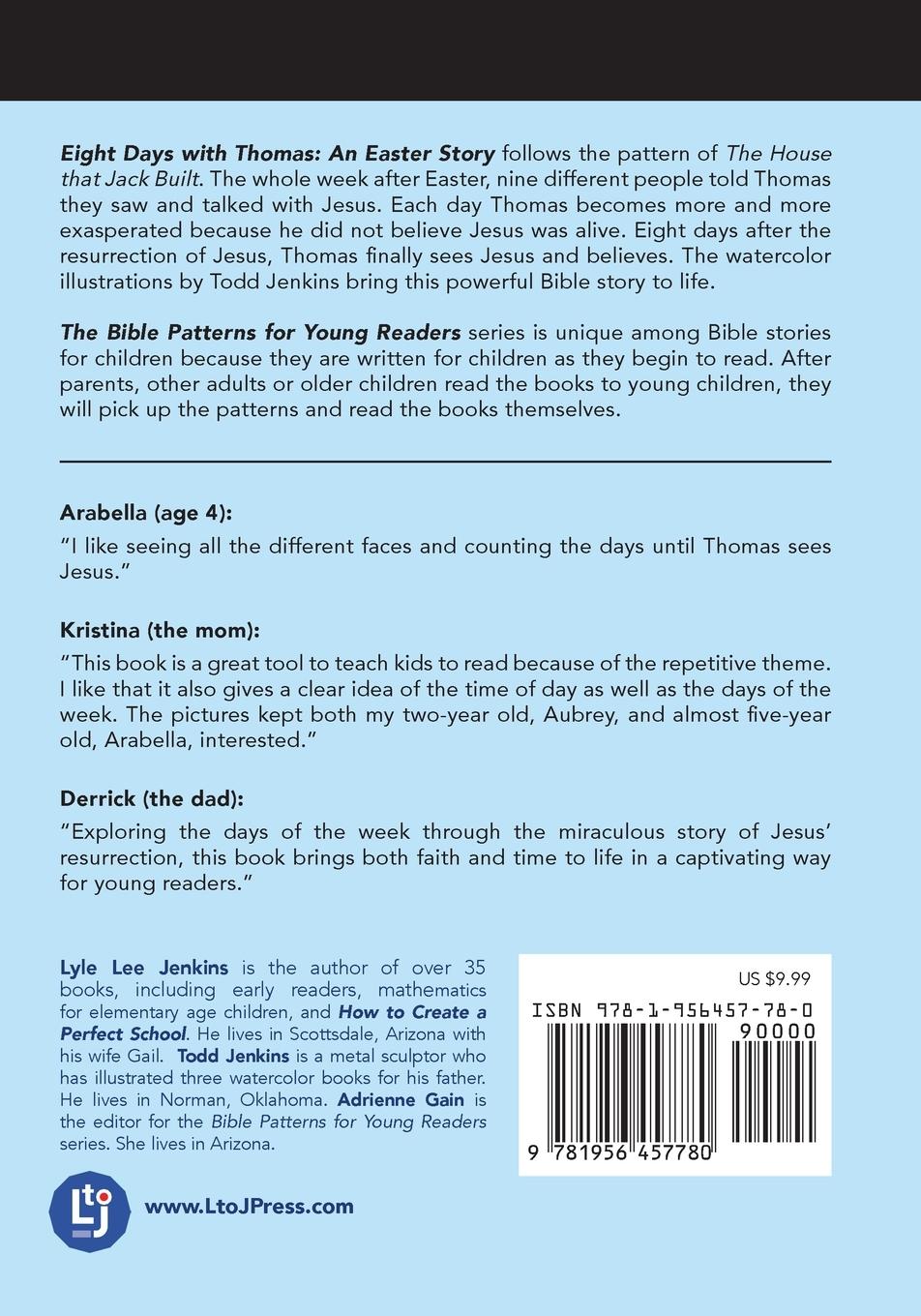 Rückseitencover Eight Days with Thomas