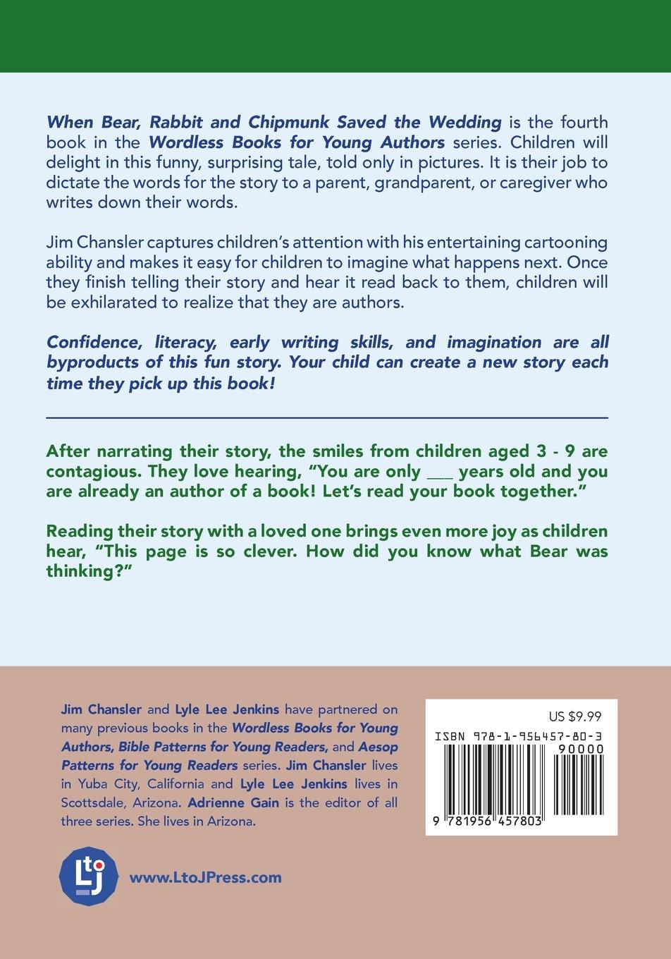 Rückseitencover When Bear, Rabbit and Chipmunk Saved the Wedding