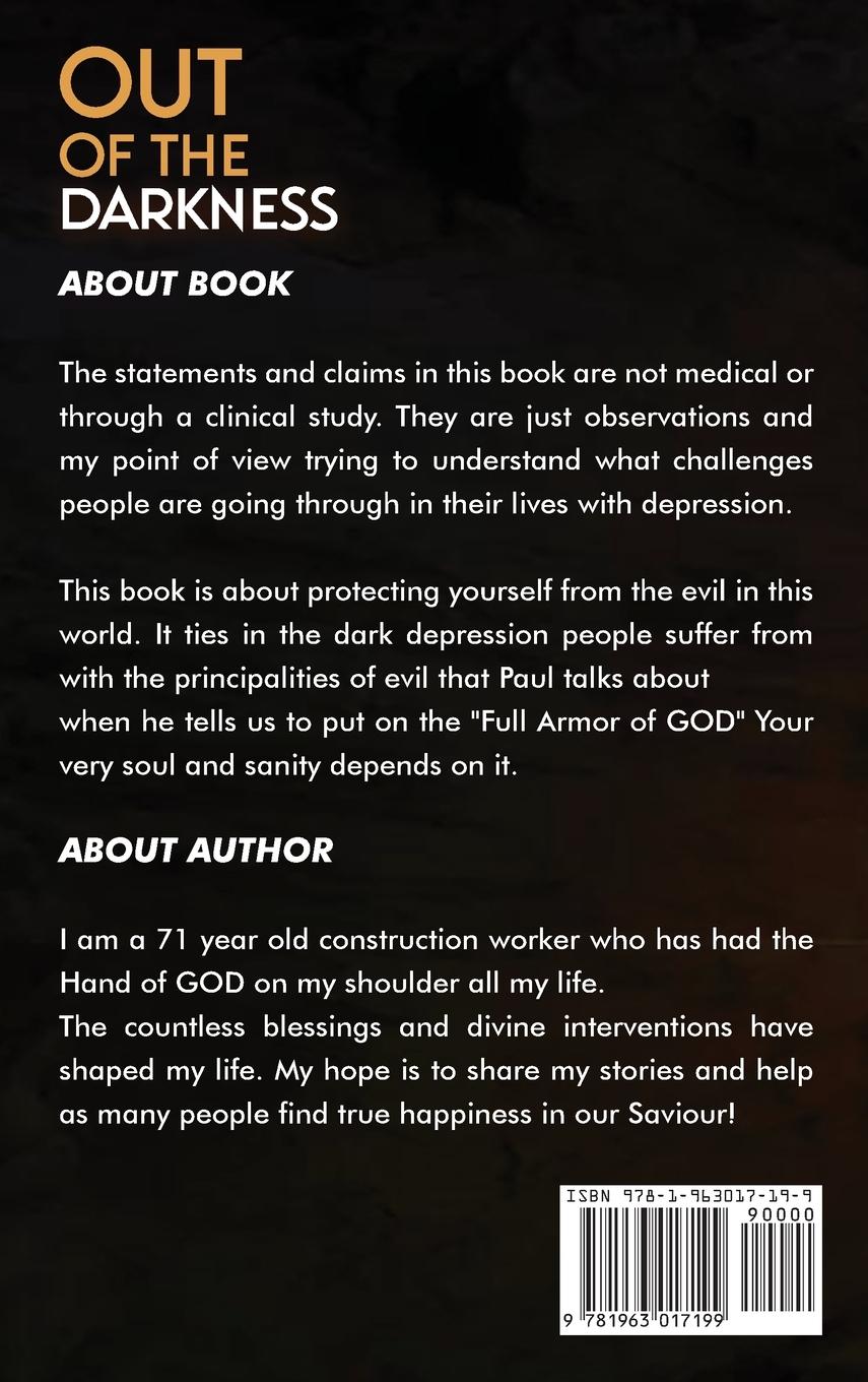 Rückseitencover Out of the Darkness