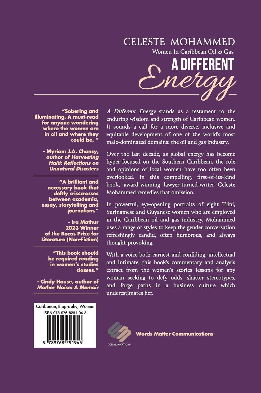 Rückseitencover A Different Energy