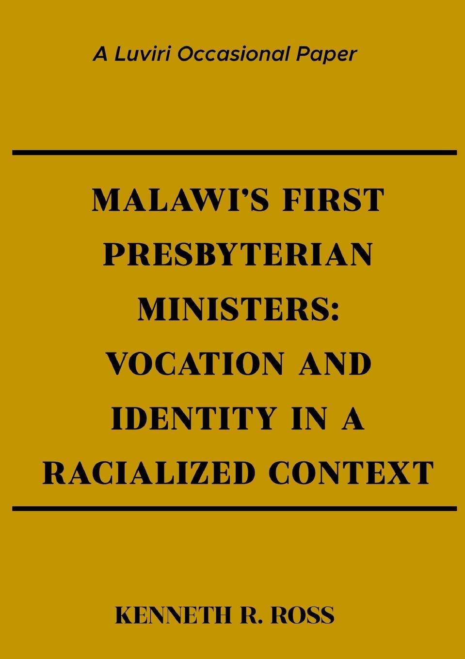 Vorderes Coverbild Malawi's First Presbyterian Ministers
