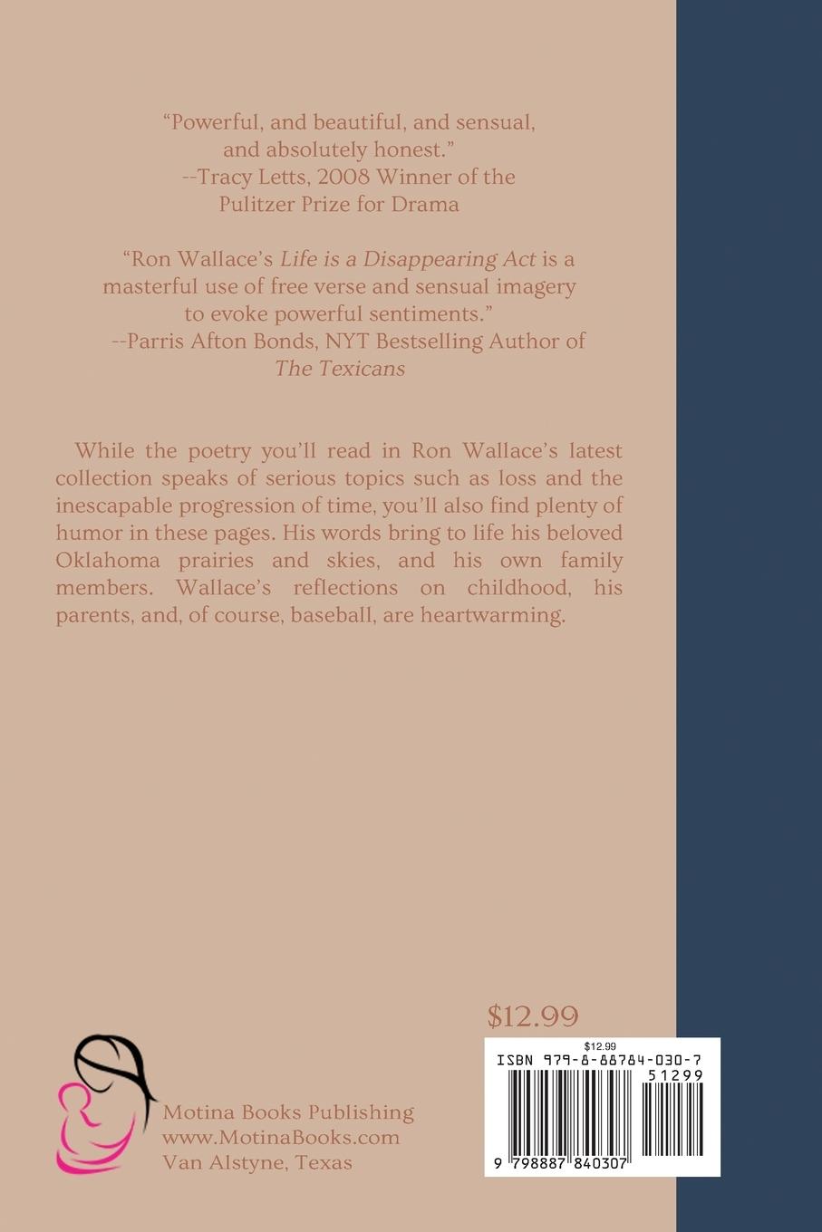 Rückseitencover Life Is a Disappearing Act