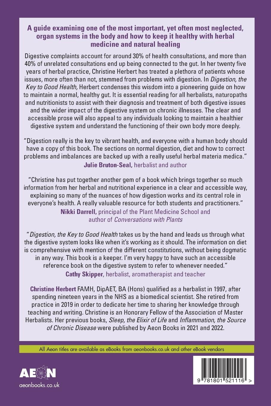 Rückseitencover Digestion, the Key to Good Health