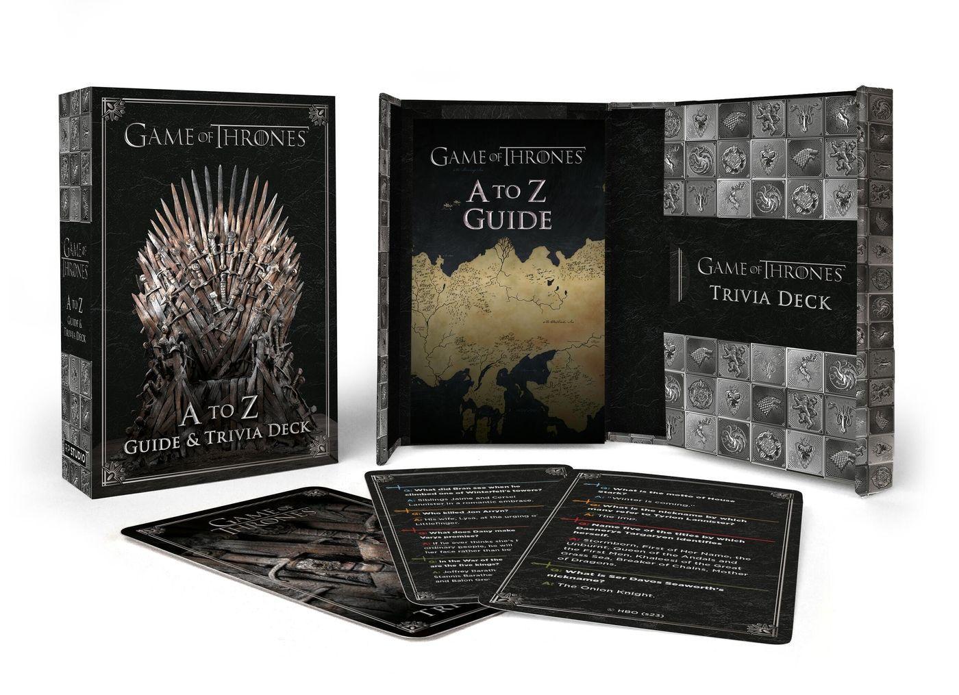 Vorderes Coverbild Game of Thrones: A to Z Guide & Trivia Deck