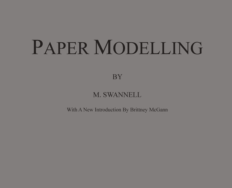 Vorderes Coverbild Paper Modelling