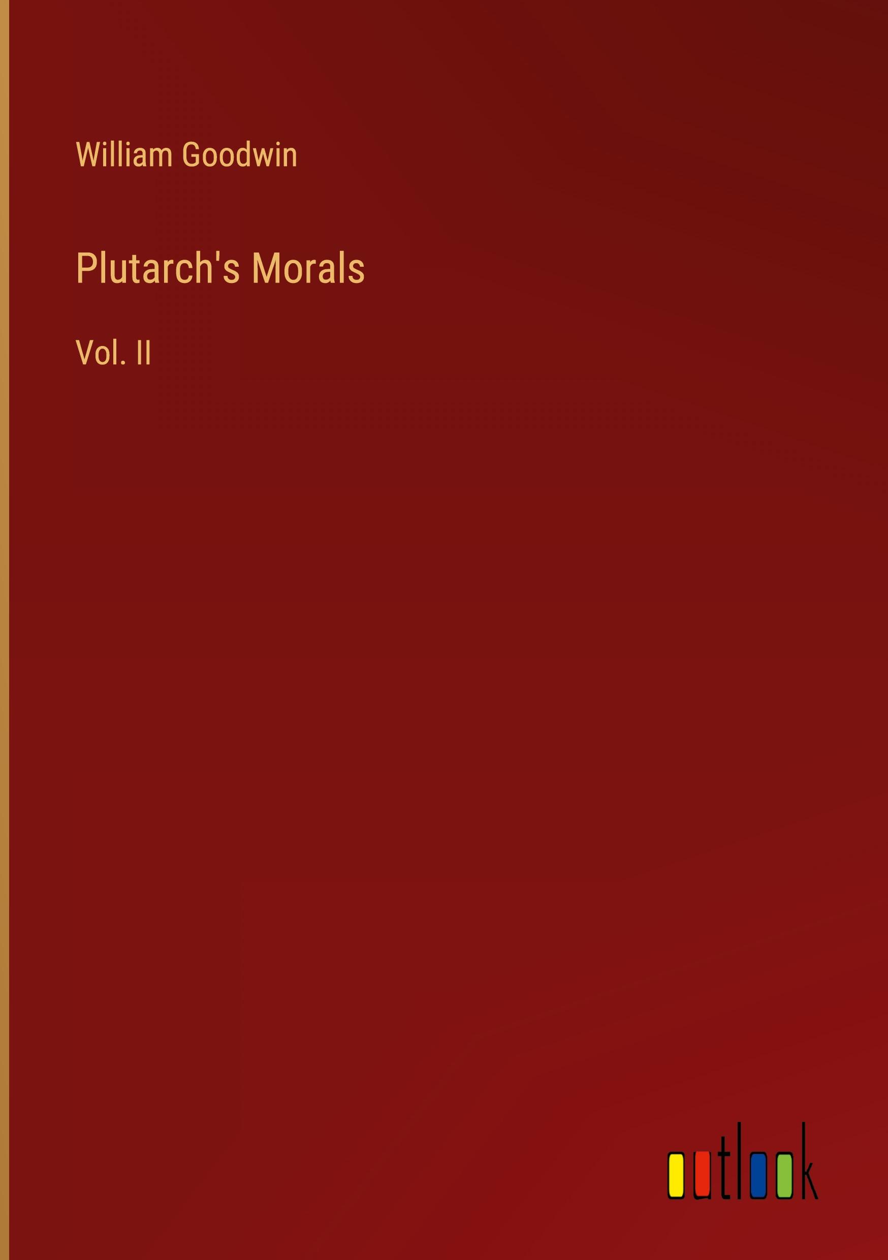 Vorderes Coverbild Plutarch's Morals