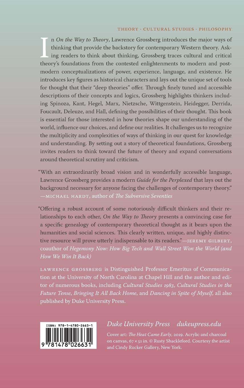 Rückseitencover On the Way to Theory