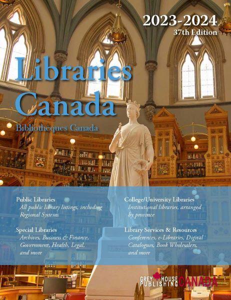 Vorderes Coverbild Libraries Canada, 2023-2024