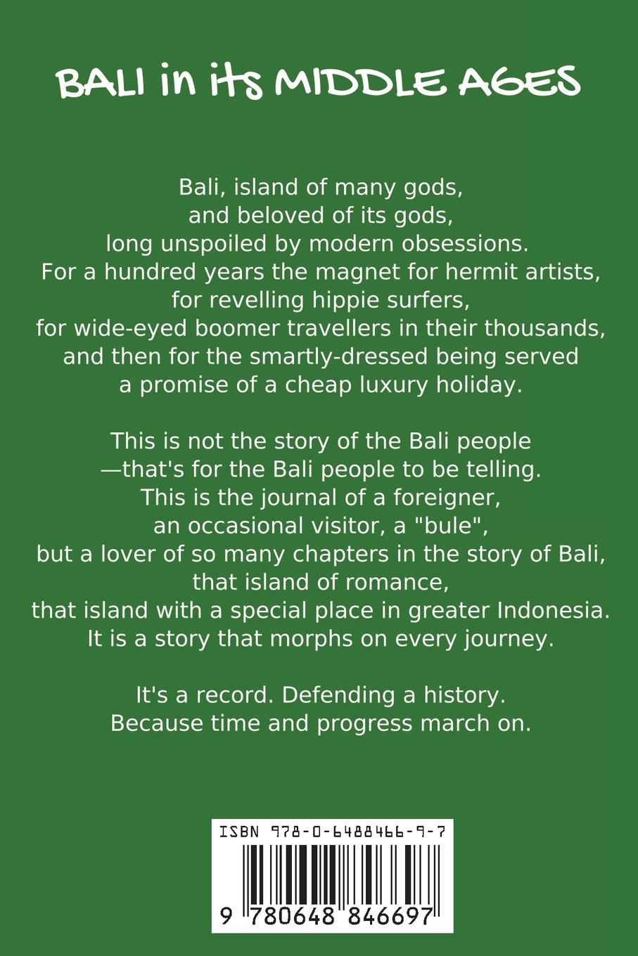 Rückseitencover Bali in its Middle Ages