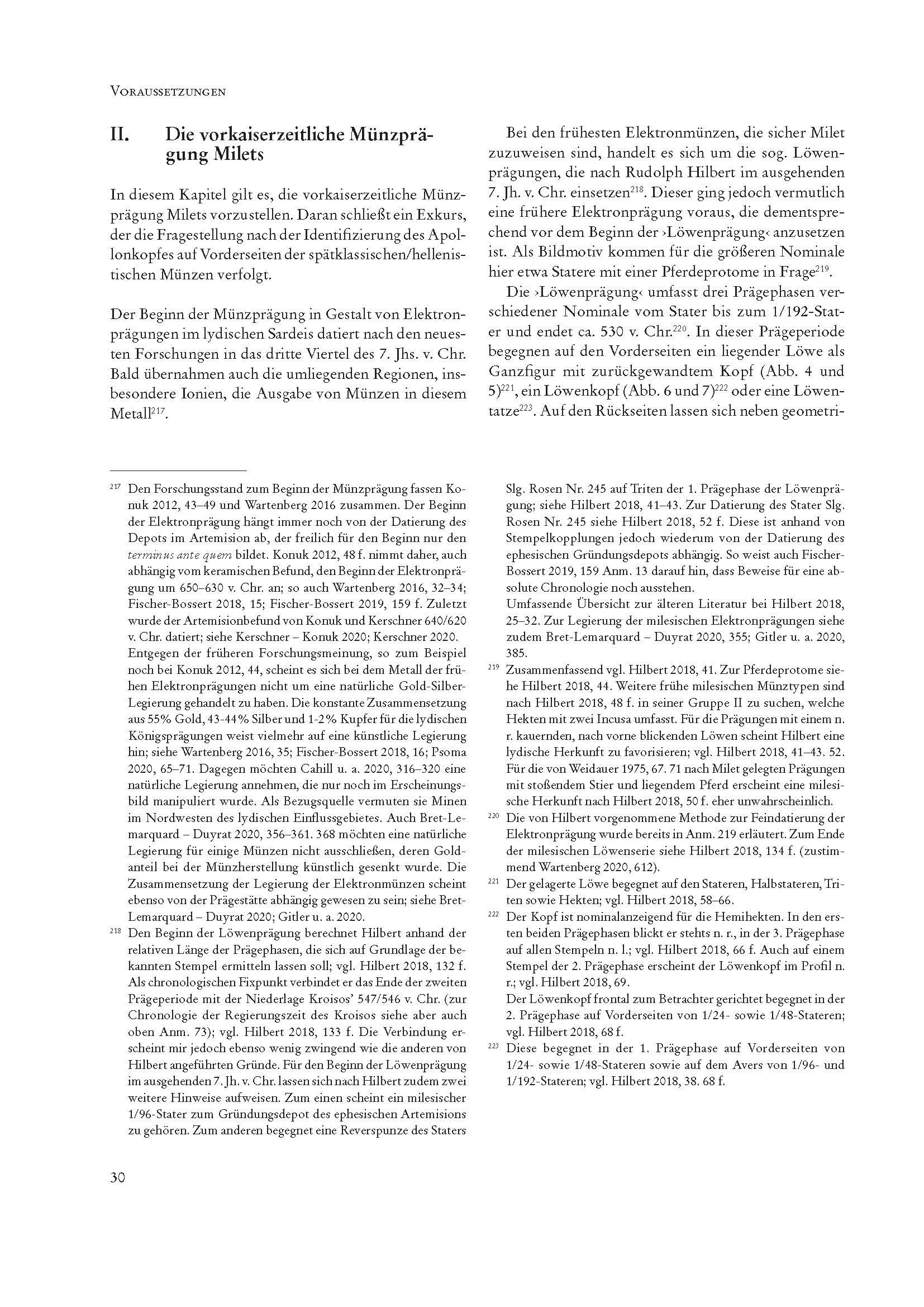 Beispielinhalt (Bild) Die kaiserliche Münzprägung Milets