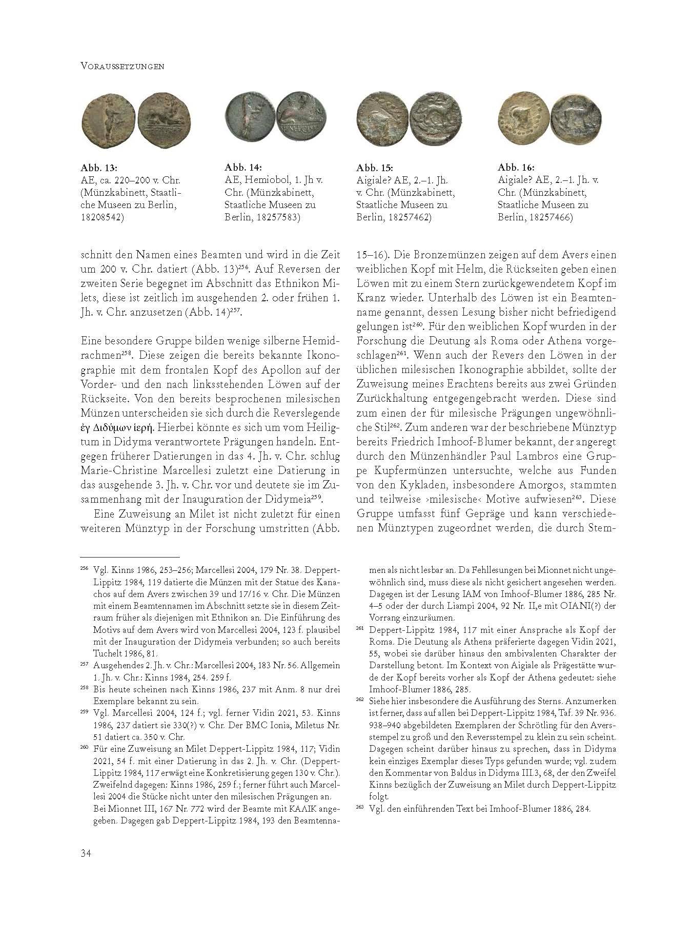 Beispielinhalt (Bild) Die kaiserliche Münzprägung Milets