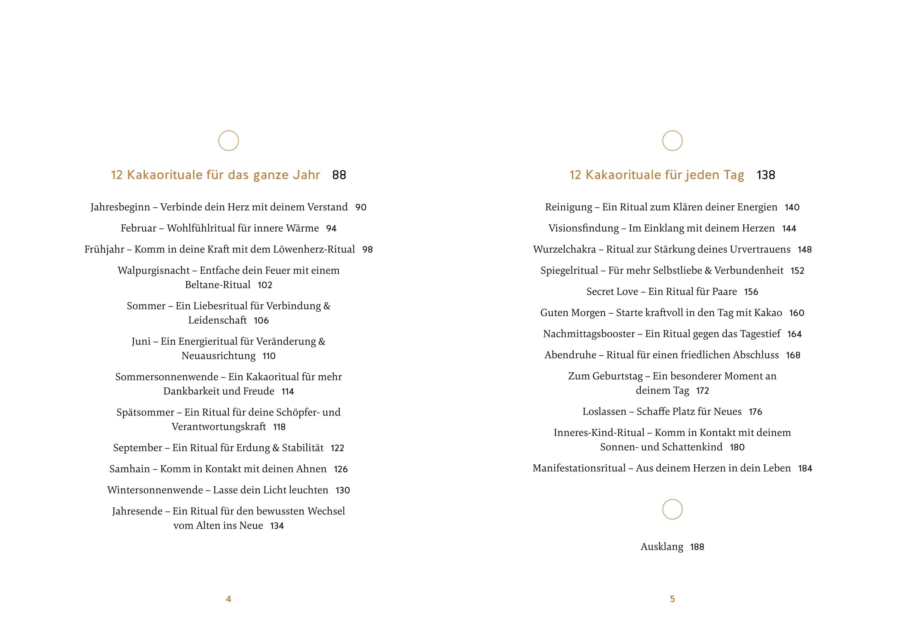 Beispielinhalt (Bild) Cacao Ritual