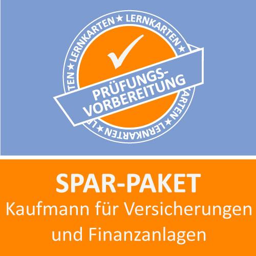 Vorderes Coverbild Lernkarten Paket Kaufmann für Versicherungen und Finanzanlagen