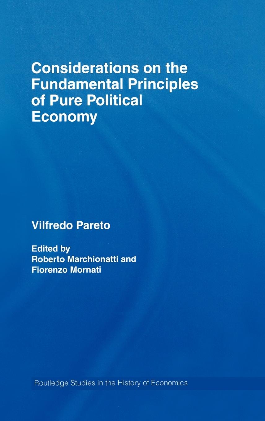 Vorderes Coverbild Considerations on the Fundamental Principles of Pure Political Economy