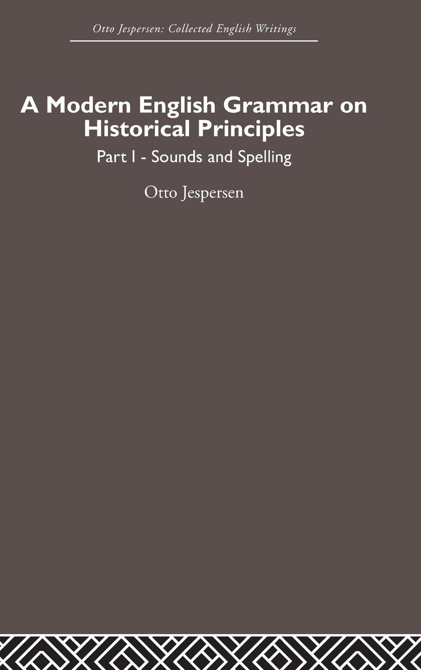 Vorderes Coverbild A Modern English Grammar on Historical Principles