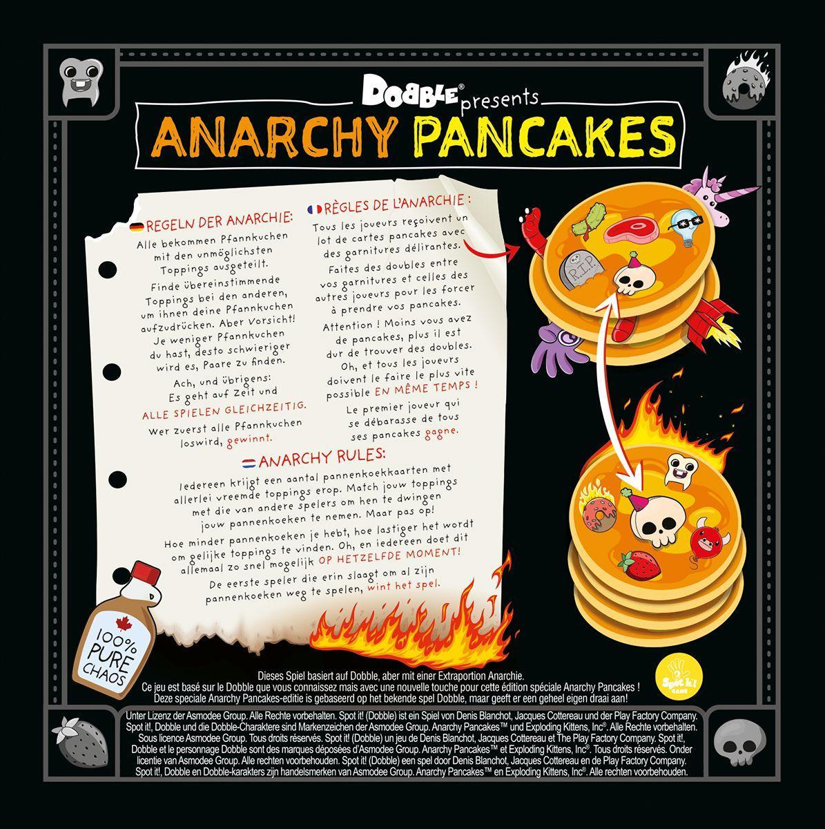 Beispielinhalt (Bild) Dobble Anarchy Pancakes