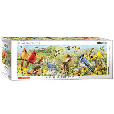 Vorderes Coverbild Backyard Birds Panoramic 1000pc