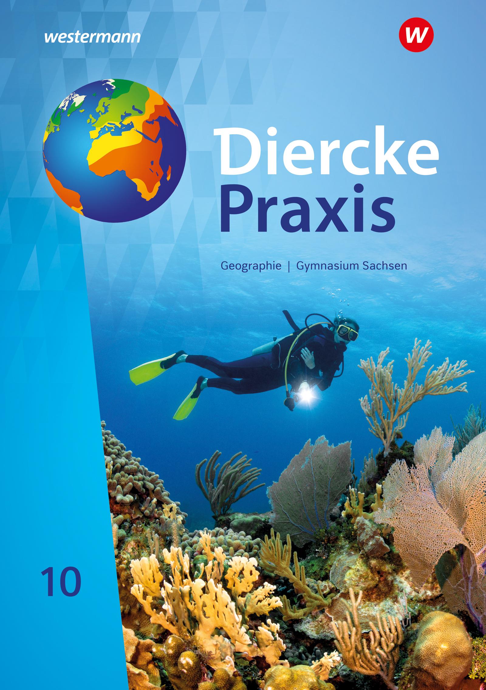 Vorderes Coverbild Diercke Praxis SI 10. Schulbuch. Für Gymnasien in SachsenSachsen
